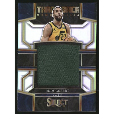 2022-23 Select Throwback Memorabilia #17 Rudy Gobert