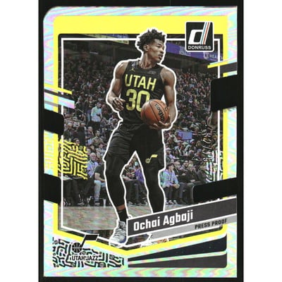 2023-24 Donruss Press Proof Silver Die-Cut #42 Ochai Agbaji