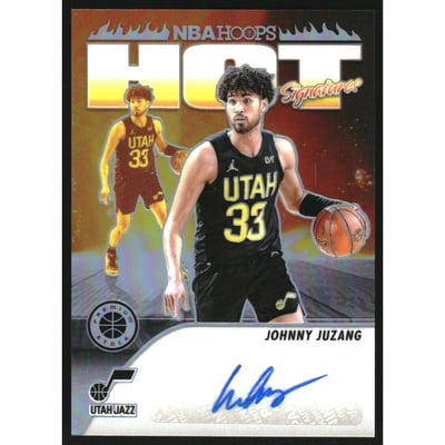 2023-24 Hoops Premium Stock Hot Signatures #15 Johnny Juzang