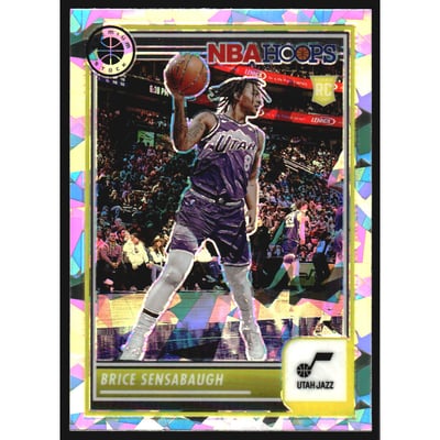 2023-24 Hoops Premium Stock Ice Prizm #225 Brice Sensabaugh
