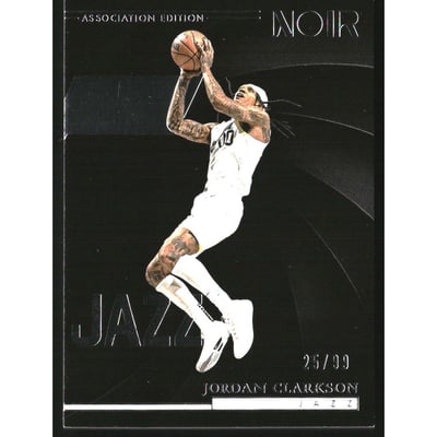 2023-24 Panini Noir #62 Jordan Clarkson A