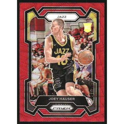 2023-24 Panini Prizm Prizms Ruby Wave #293 Joey Hauser