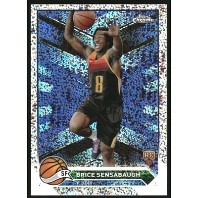 2023-24 Topps Chrome Speckle Refractors #73 Brice Sensabaugh
