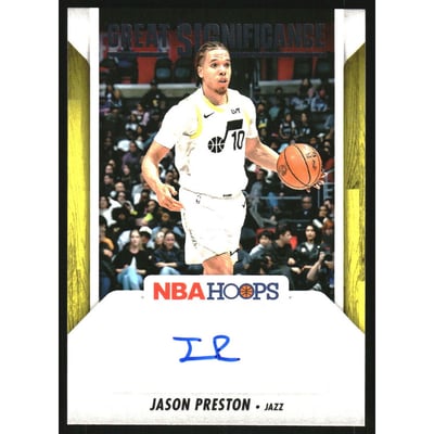 2024-25 Hoops Great SIGnificance #8 Jason Preston