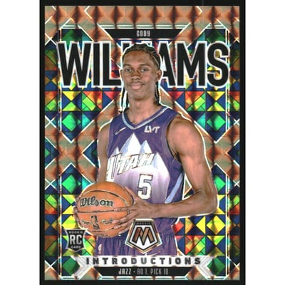 2024-25 Panini Mosaic Introductions Mosaic Bronze #6 Cody Williams