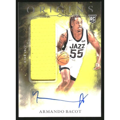 2024-25 Panini Origins Rookie Jersey Autographs #5 Armando Bacot