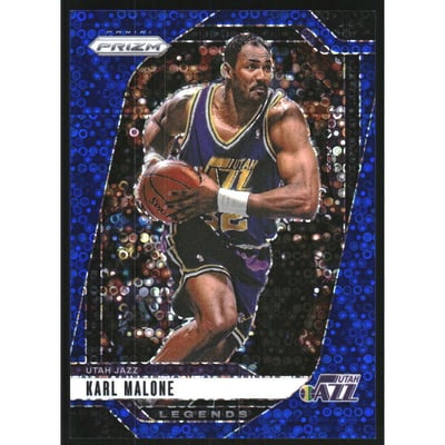 2024-25 Panini Prizm Prizms Fast Break Blue #289 Karl Malone