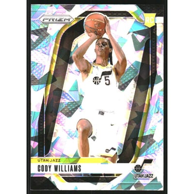 2024-25 Panini Prizm Prizms Ice #232 Cody Williams