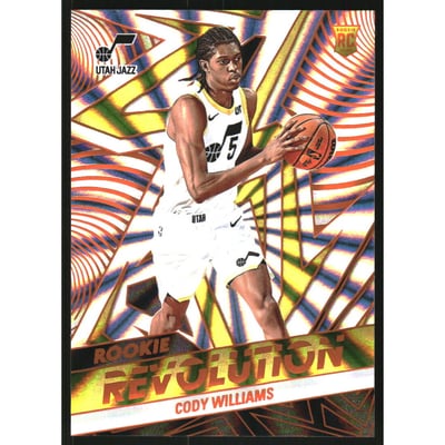2024-25 Panini Revolution Rookie Revolution Sunburst #3 Cody Williams