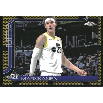 2025-26 Topps Chrome Gold Basketball Refractors #238 Lauri Markkanen