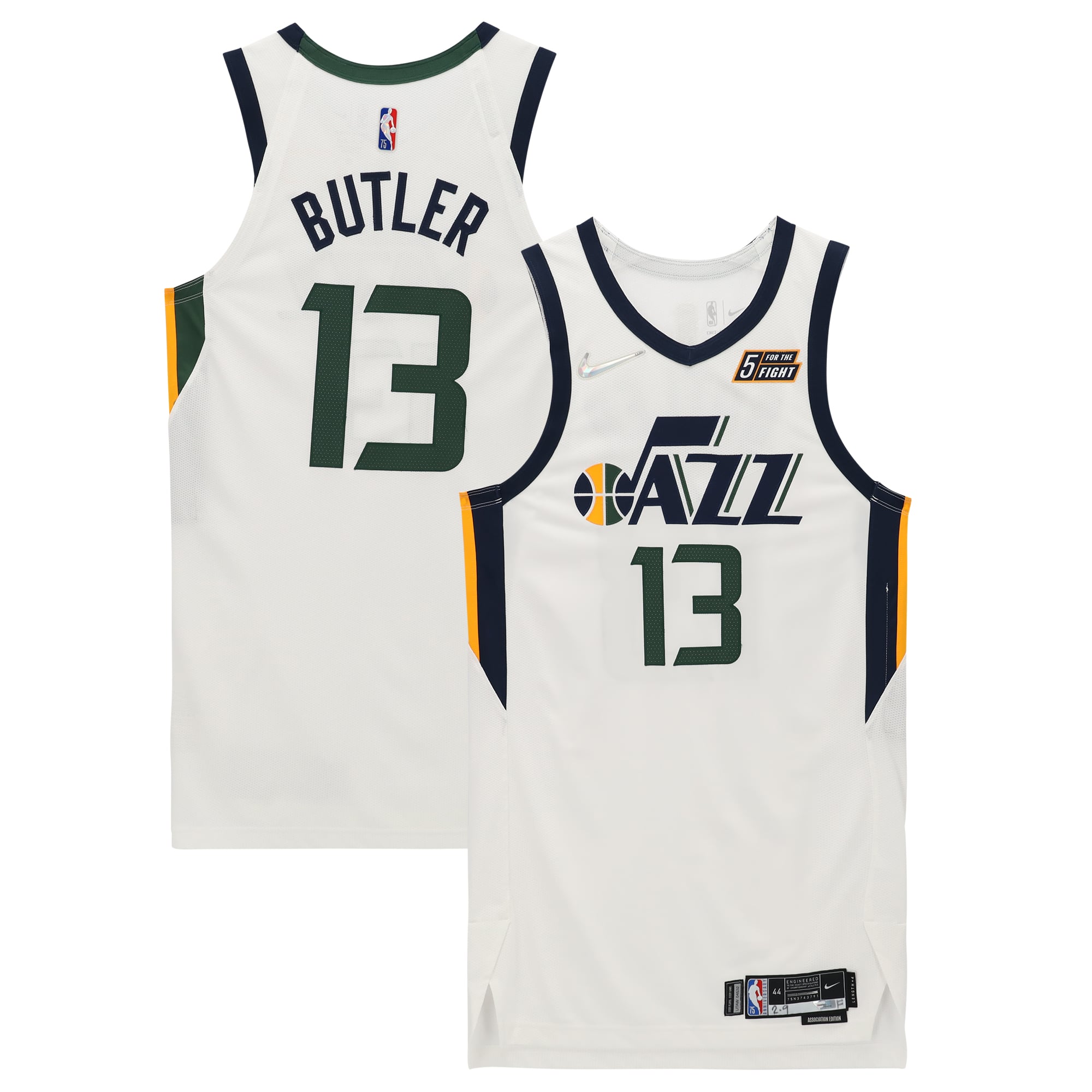 Utah Jazz Jared Butler Fanatics Authentic Game-Used #13 White