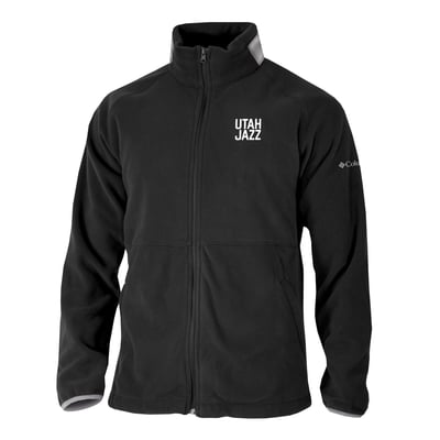 Utah Jazz Columbia Everest Ridge Full-Zip Fleece Jacket - Black