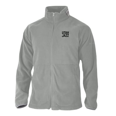 Utah Jazz Columbia Everest Ridge Full-Zip Fleece Jacket - Gray