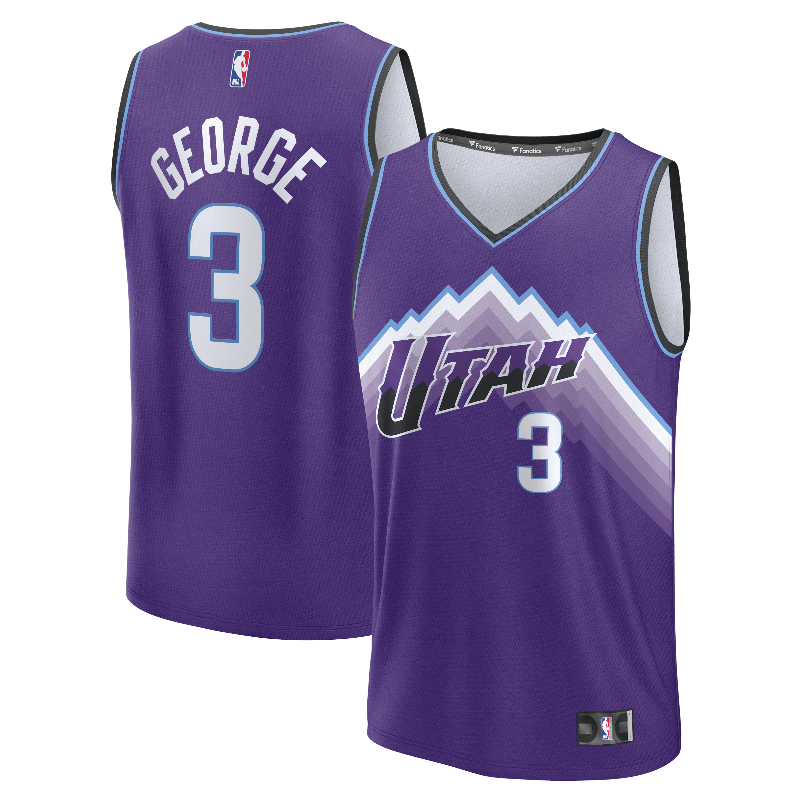 Keyonte George Utah Jazz Fast Break Replica Jersey Purple Icon Edition