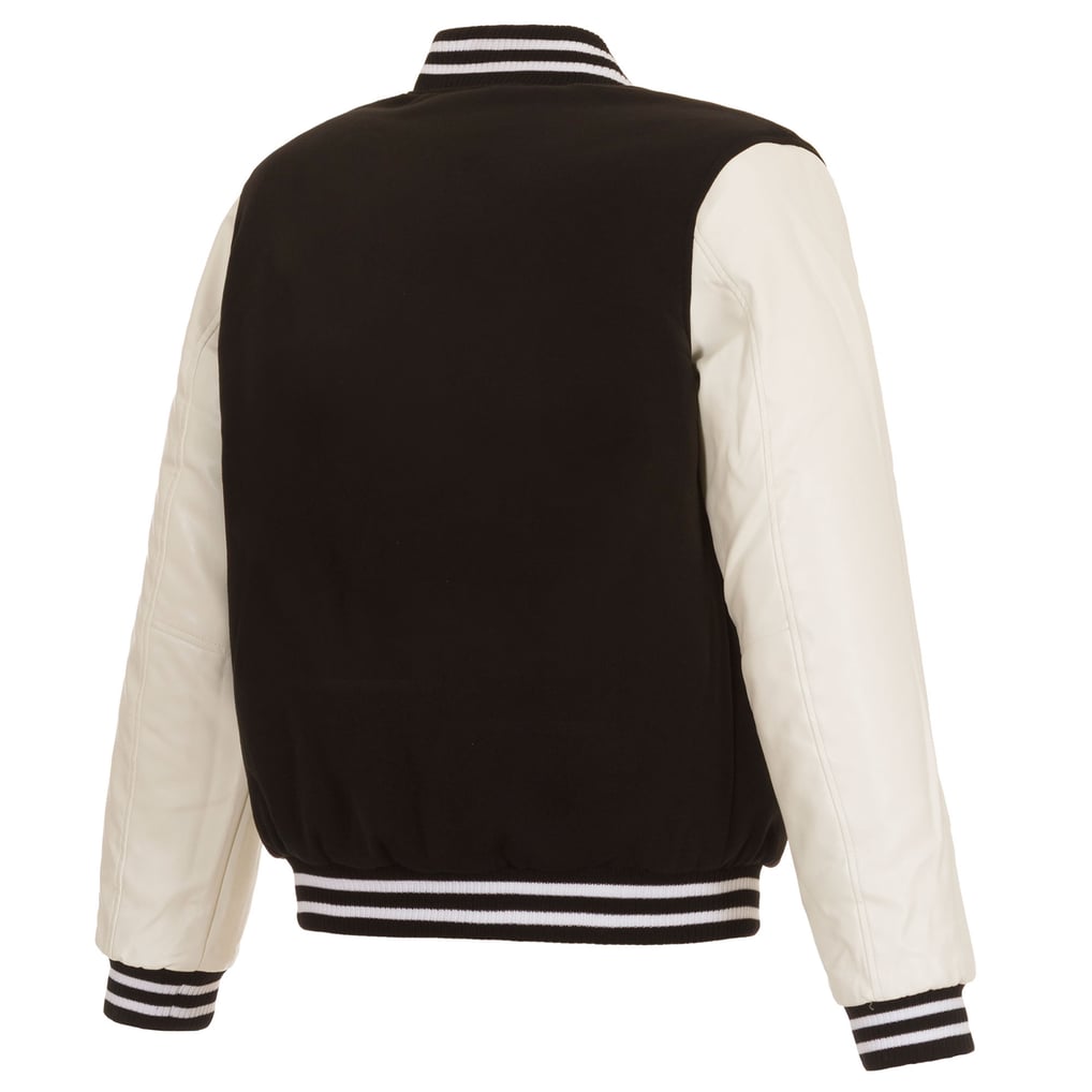 Utah Jazz JH Design Reversible Varsity Full-Snap Jacket - Black