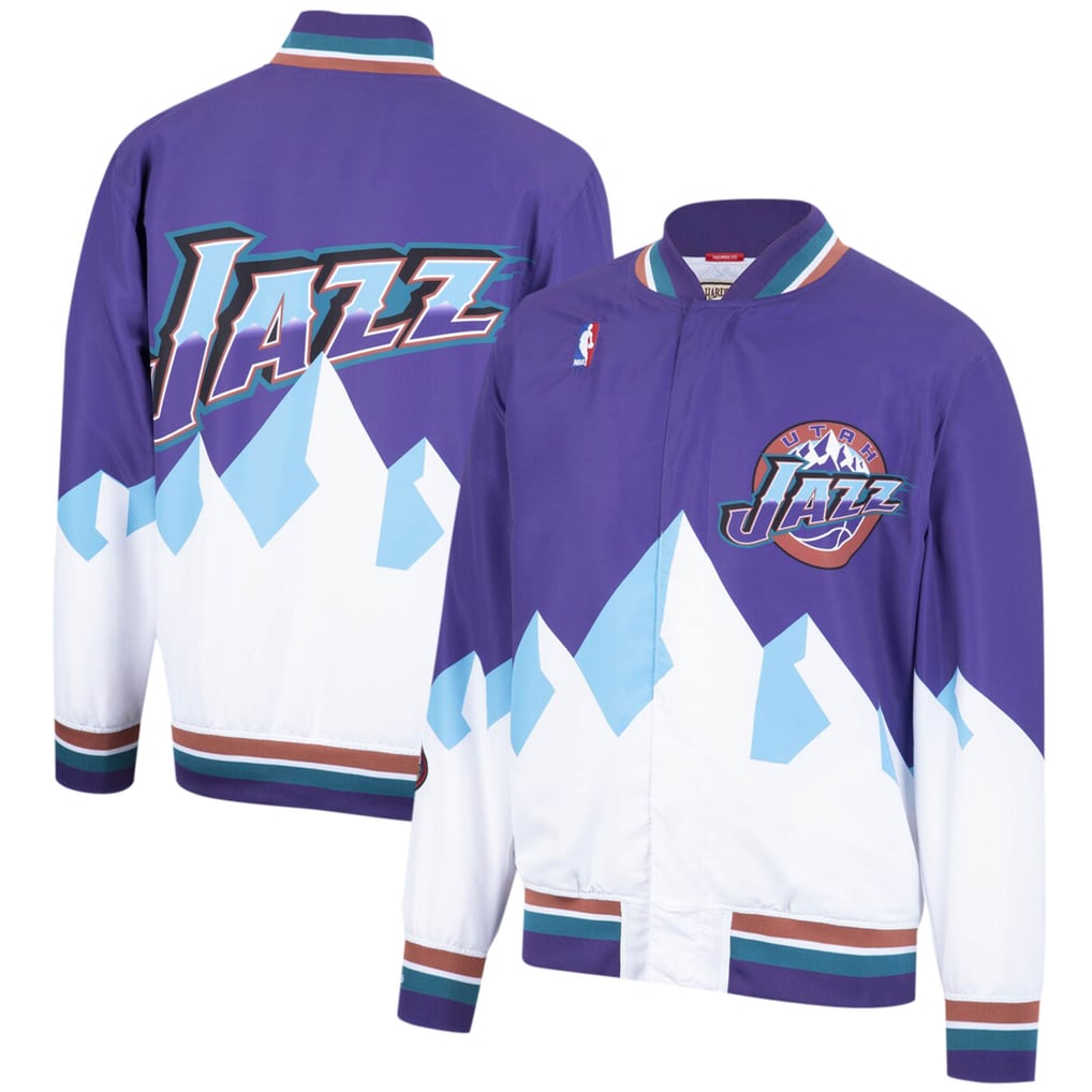 Utah Jazz Mitchell & Ness Hardwood Classics Authentic Warm-Up Full 