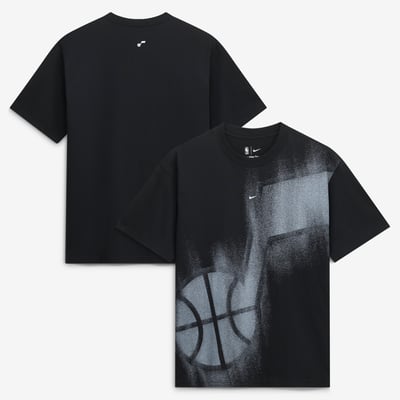 Utah Jazz Nike 2026 Standard Issue Practice Icon T-Shirt - Black