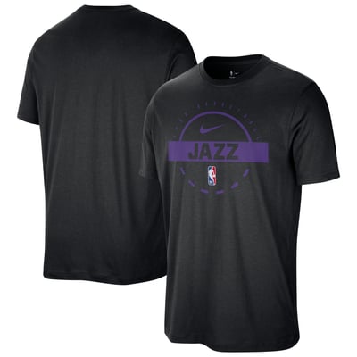  Utah Jazz Nike Authentic Practice T-Shirt - Black