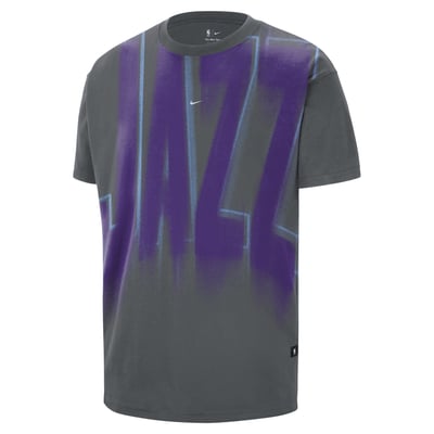 Utah Jazz Nike 2026/27 Standard Issue Team Anthem T-Shirt - Gray