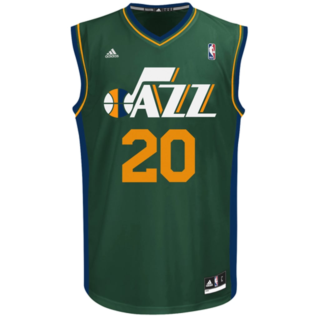 Gordon Hayward Utah Jazz adidas Replica Alternate Jersey Green