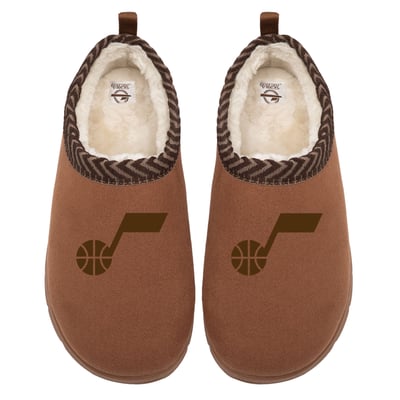 Utah Jazz ISlide Unisex Tonal Logo Mission Slipper - Tan
