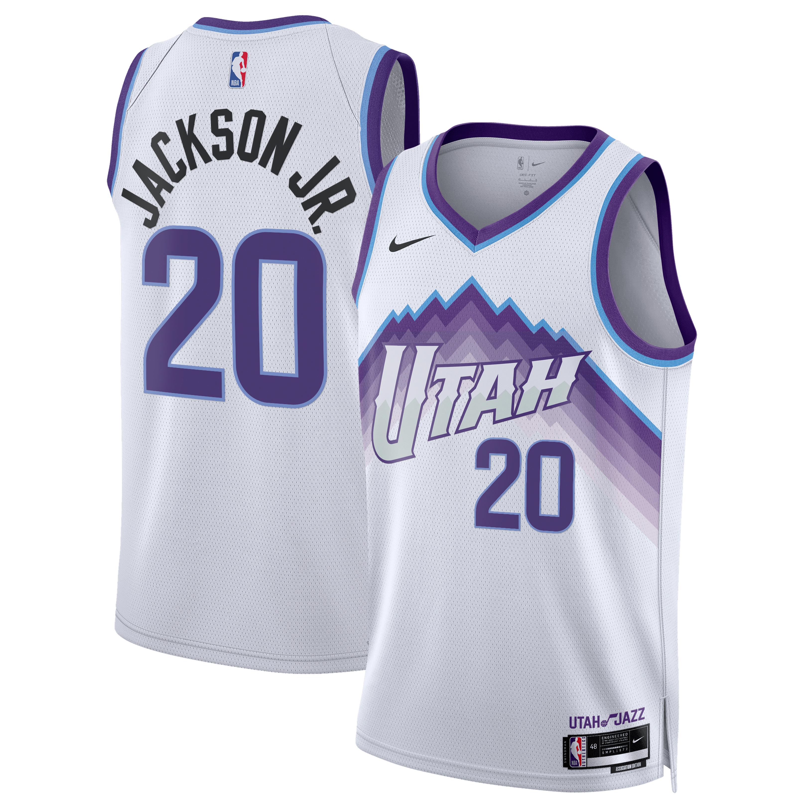 Jaren Jackson Jr. Utah Jazz Unisex Swingman Jersey Association Edition White