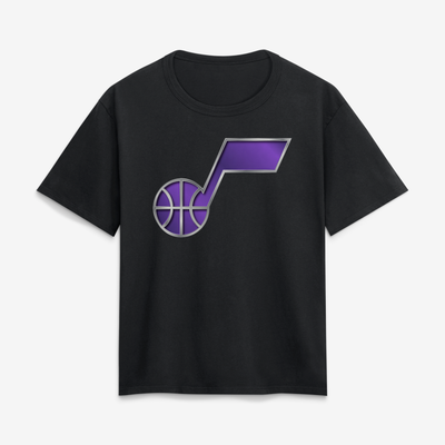 Utah Jazz Women's Forged Mascot T-Shirt - Black