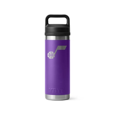 Utah Jazz YETI 18oz. Rambler Chug Water Bottle