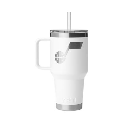 Utah Jazz YETI 35oz. Rambler 2.0 Straw Mug