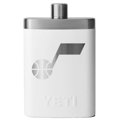 Utah Jazz YETI 7oz. Flask - White