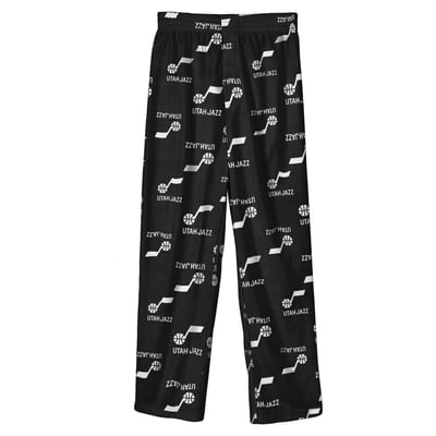 Utah Jazz Outerstuff Youth Printed Pajama Pants - Black