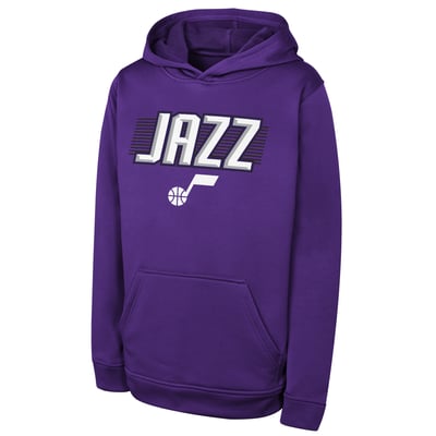 Utah Jazz Outerstuff Youth Sack Party Performance Hoodie - Purple