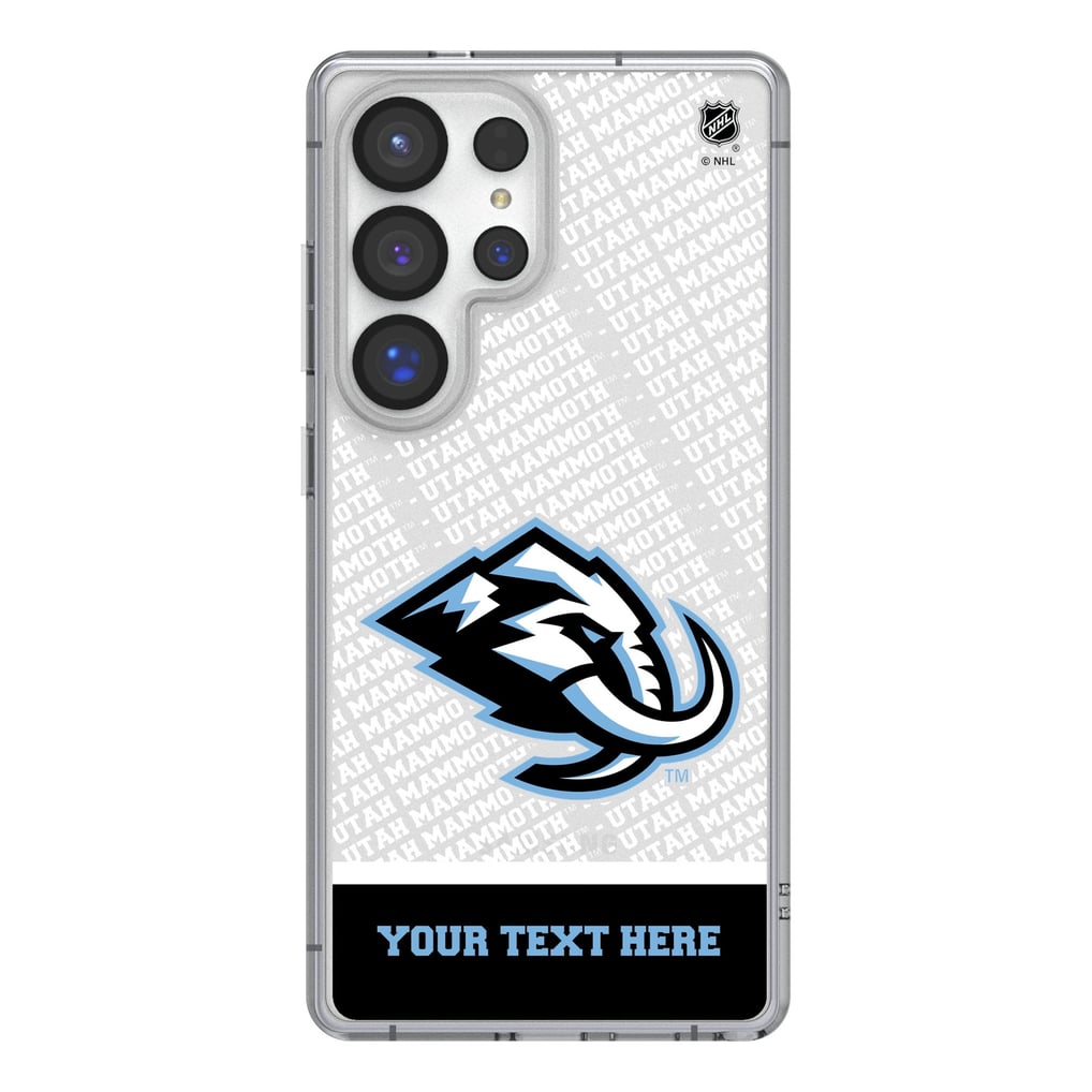 Utah Mammoth Keyscaper EndZone Plus Personalized Galaxy Clear Case