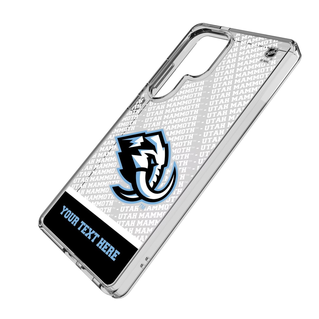 Utah Mammoth Keyscaper EndZone Plus Personalized Galaxy Clear Case