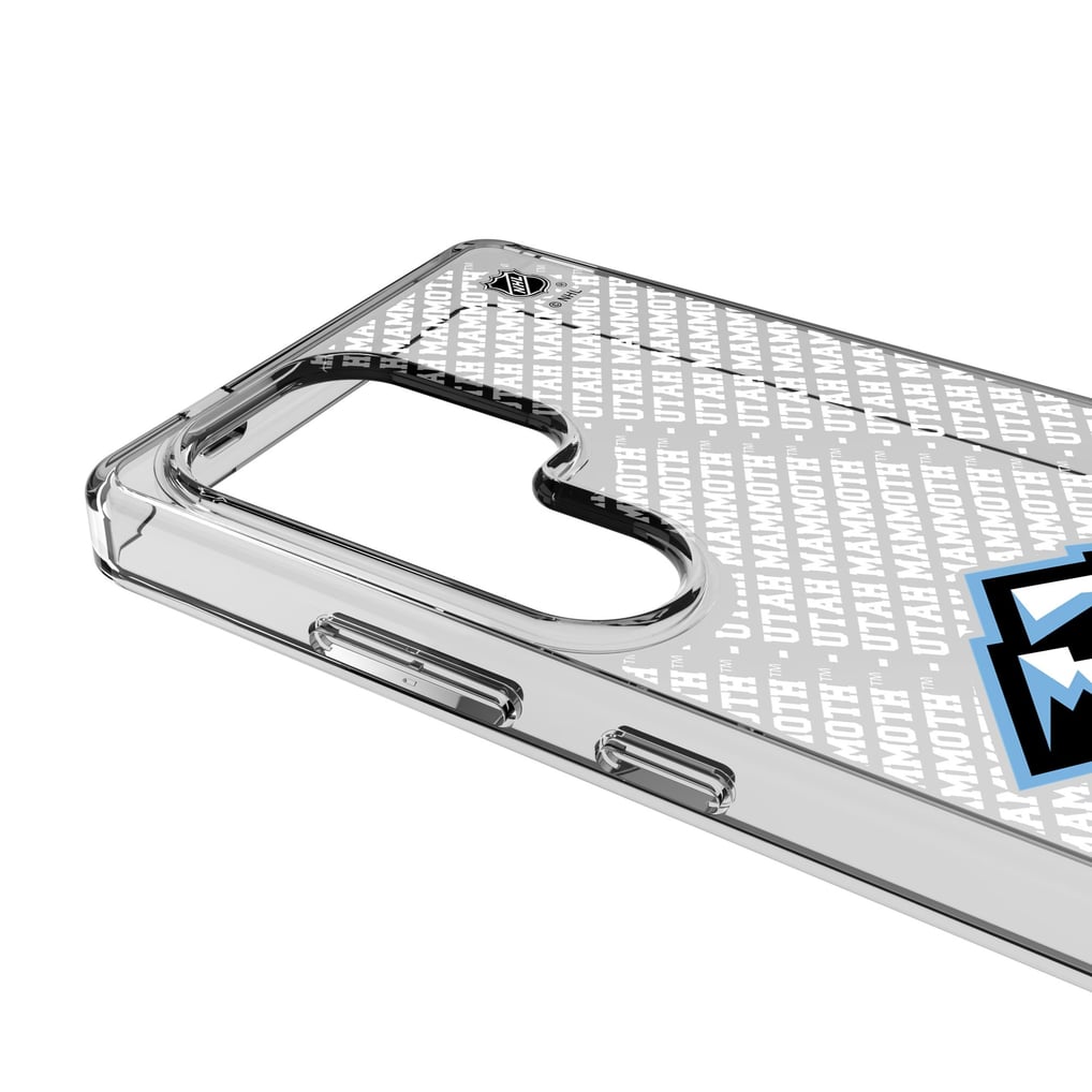Utah Mammoth Keyscaper EndZone Plus Personalized Galaxy Clear Case