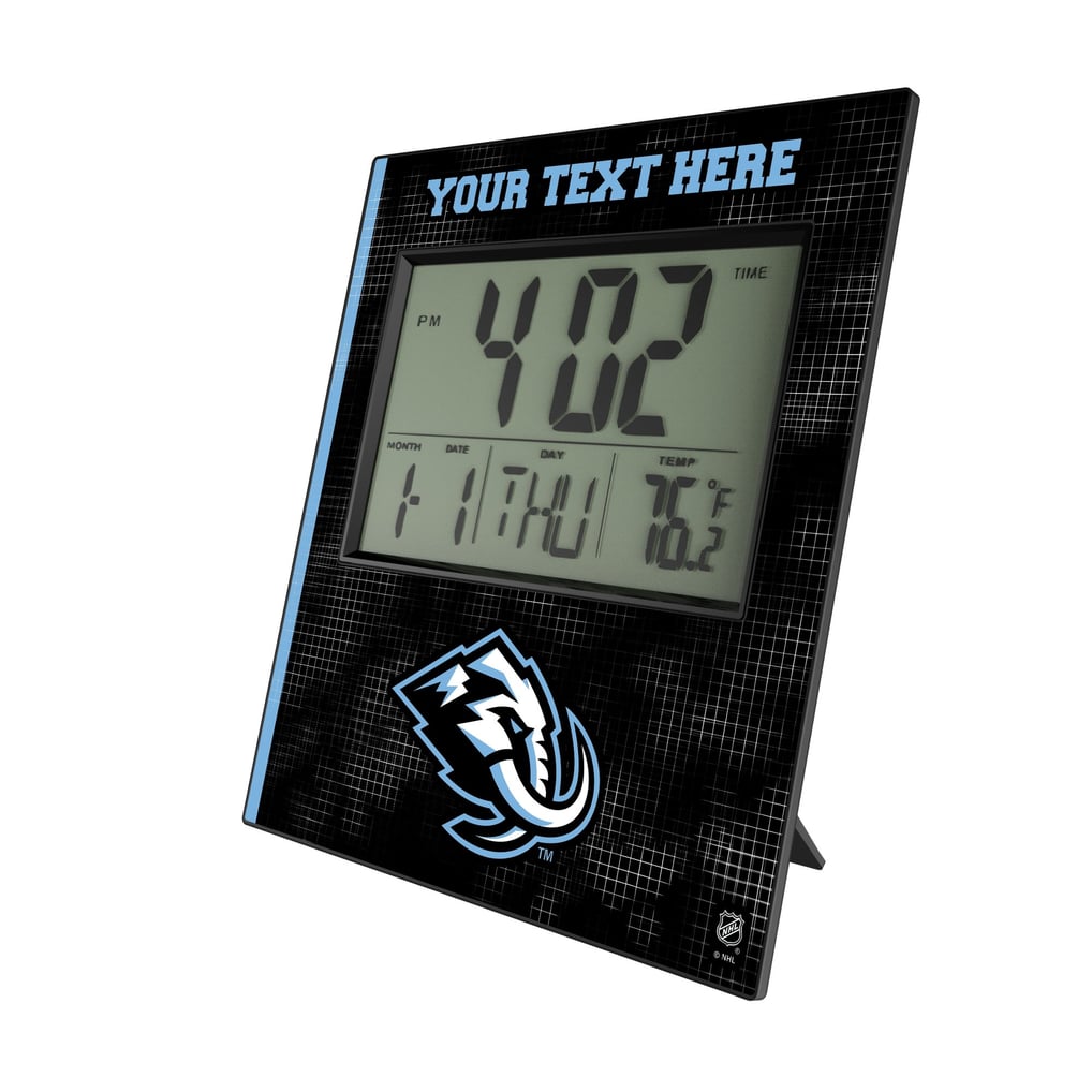 Utah Mammoth Keyscaper  Personalized Hatch Digital Desk Clock
