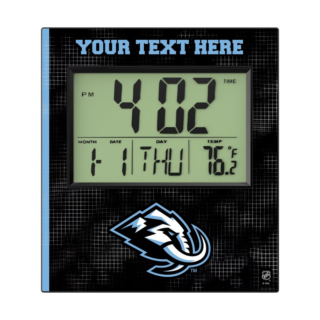 Utah Mammoth Keyscaper  Personalized Hatch Digital Desk Clock