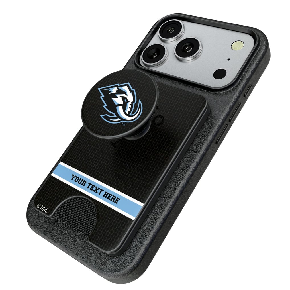 Utah Mammoth Keyscaper Personalized Solid PopSockets Magnetic Wallet