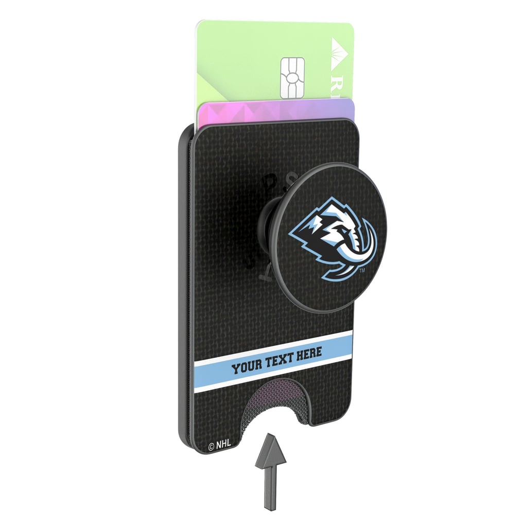 Utah Mammoth Keyscaper Personalized Solid PopSockets Magnetic Wallet