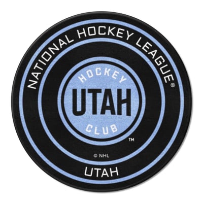 Utah Mammoth Logo Brands 27" Diameter Puck Mat
