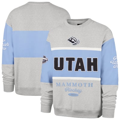  Utah Mammoth '47 Fall Maximilist Crew Sweatshirt - Gray