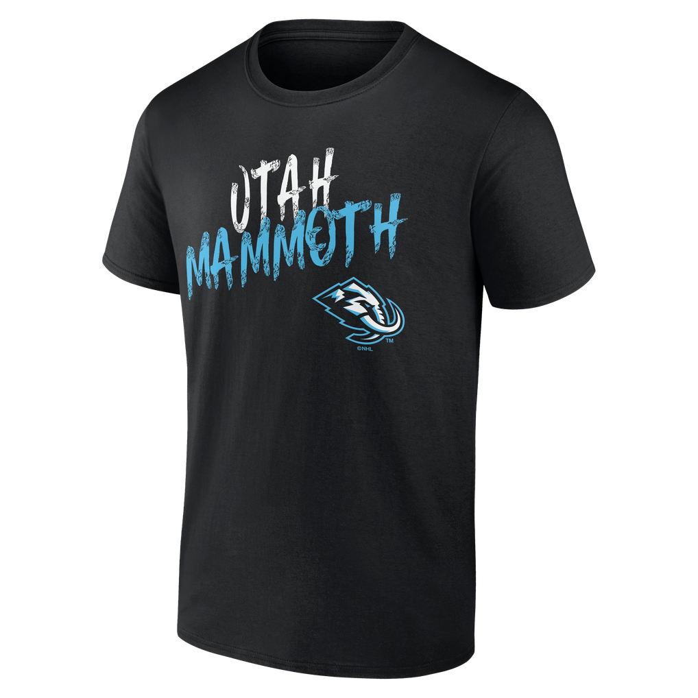 Utah Mammoth  Hustle Personalized Name & Number T-Shirt - Black
