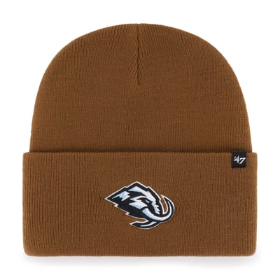 Utah Mammoth Carhartt x '47 Cuffed Knit Hat - Brown