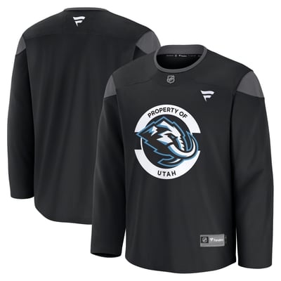 Utah Mammoth Fanatics Practice Jersey - Black