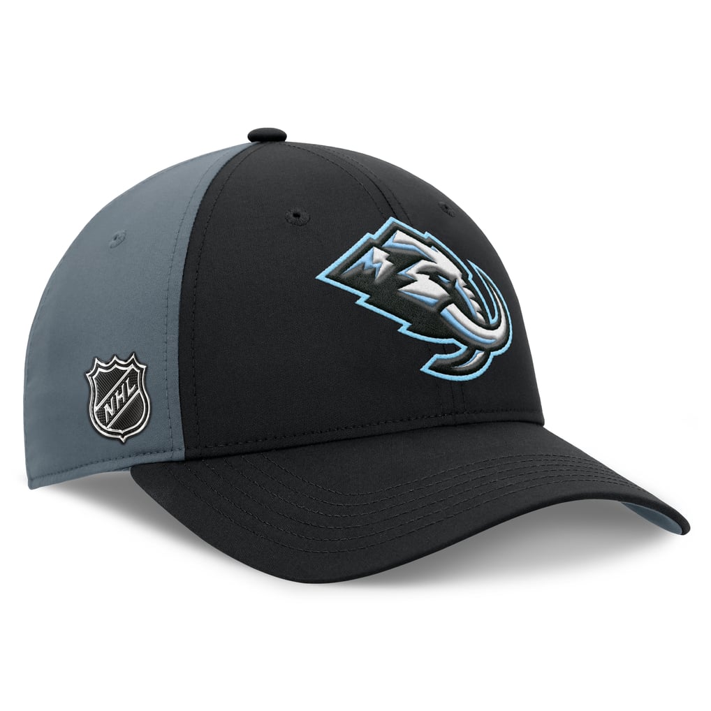  Utah Mammoth Fanatics Primary Logo Adjustable Hat - Black/Charcoal