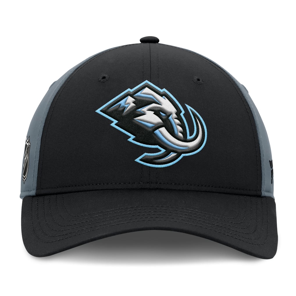  Utah Mammoth Fanatics Primary Logo Adjustable Hat - Black/Charcoal