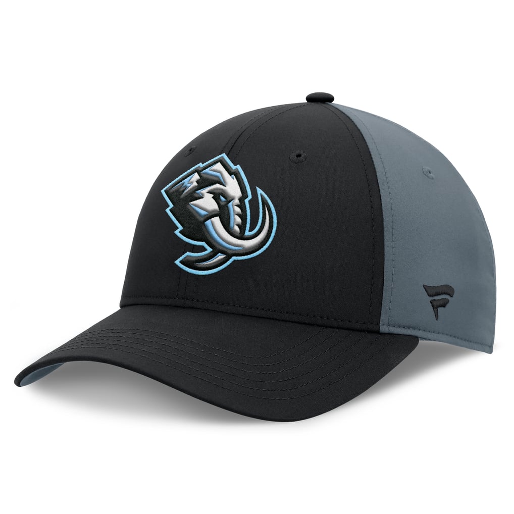  Utah Mammoth Fanatics Primary Logo Adjustable Hat - Black/Charcoal