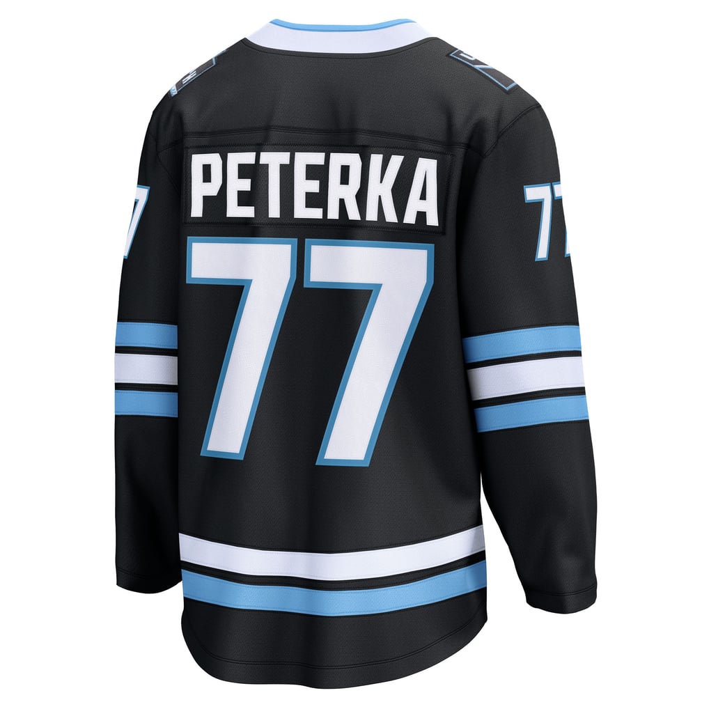 Maillot De Hockey Utah Hockey Club Domicile Noir Blanc - Fanatics Taille Homme - Neuf
