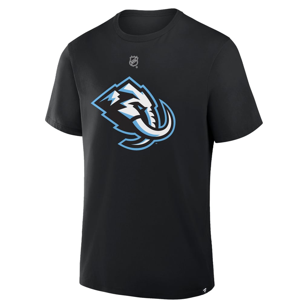 Logan Cooley Utah Mammoth Fanatics Authentic Stack Name & Number T-Shirt - Black
