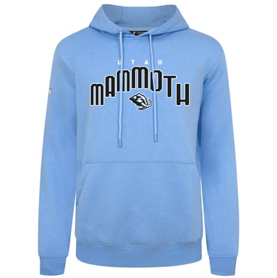  Utah Mammoth Levelwear Podium Apex Hoodie - Light Blue
